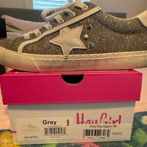 Hey Girl by Corky Glitter/Sparkle Star Big Dipper Sneaks - Size 9